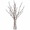 LED varinių šakų kalėdinė dekoracija 3 vnt. Ruda 62 cm Plienas