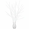 LED varinių šakų kalėdinė dekoracija 3 vnt. Balta 62 cm Plienas