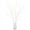 LED varinių šakų kalėdinė dekoracija 3 vnt. Balta 62 cm Plienas