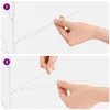 LED varinių šakų kalėdinė dekoracija 3 vnt. Balta 62 cm Plienas