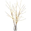 LED varinių šakų kalėdinė dekoracija 3 vnt. Ruda 62 cm Plienas