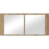 LED veidrodis spintelė Amatininkų ąžuolas 100 x 12 x 45 cm