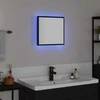LED vonios veidrodis Juodas ąžuolas 40 x 37 x 8.5 cm