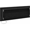 LED vonios veidrodis Juodas ąžuolas 100 x 8,5 x 37 cm Stiklas