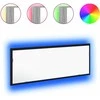 LED vonios veidrodis Juodas ąžuolas 100 x 8,5 x 37 cm Stiklas