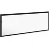 LED vonios veidrodis Juodas ąžuolas 100 x 8,5 x 37 cm Stiklas