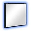 LED vonios veidrodis Juodas ąžuolas 40 x 37 x 8.5 cm