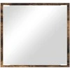 LED vonios veidrodis Rūkyta ąžuolas 40 x 37 x 8.5 cm