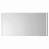 LED vonios veidrodis Skaidrus 100 x 60 cm grūdintas stiklas