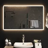 LED vonios veidrodis Skaidrus 100 x 60 cm grūdintas stiklas