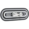 LED vonios veidrodis Skaidrus 40 x 15 cm grūdintas stiklas