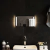 LED vonios veidrodis Skaidrus 40 x 20 cm grūdintas stiklas