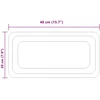 LED vonios veidrodis Skaidrus 40 x 20 cm grūdintas stiklas