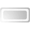 LED vonios veidrodis Skaidrus 40 x 20 cm grūdintas stiklas