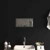 LED vonios veidrodis Skaidrus 40 x 20 cm grūdintas stiklas