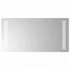 LED vonios veidrodis Skaidrus 40 x 20 cm grūdintas stiklas