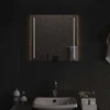 LED vonios veidrodis Skaidrus 50 x 50 cm grūdintas stiklas