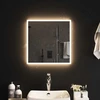 LED vonios veidrodis Skaidrus 50 x 50 cm grūdintas stiklas