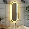 LED vonios veidrodis Skaidrus 60 x 25 cm grūdintas stiklas