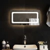LED vonios veidrodis Skaidrus 60 x 30 cm grūdintas stiklas
