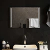 LED vonios veidrodis Skaidrus 60 x 40 cm grūdintas stiklas