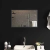 LED vonios veidrodis Skaidrus 60 x 40 cm grūdintas stiklas