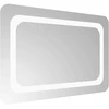 LED vonios veidrodis Skaidrus 60 x 40 cm grūdintas stiklas