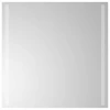 LED vonios veidrodis Skaidrus 60 x 60 cm grūdintas stiklas