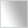 LED vonios veidrodis Skaidrus 60 x 60 cm grūdintas stiklas