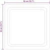 LED vonios veidrodis Skaidrus 60 x 60 cm grūdintas stiklas