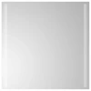 LED vonios veidrodis Skaidrus 60 x 60 cm grūdintas stiklas