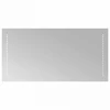 LED vonios veidrodis Skaidrus 80 x 40 cm grūdintas stiklas