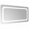 LED vonios veidrodis Skaidrus 80 x 40 cm grūdintas stiklas