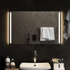 LED vonios veidrodis Skaidrus 80 x 50 cm grūdintas stiklas