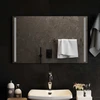 LED vonios veidrodis Skaidrus 80 x 50 cm grūdintas stiklas