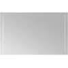 LED vonios veidrodis Skaidrus 80 x 50 cm grūdintas stiklas