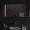 LED vonios veidrodis Skaidrus 80 x 50 cm grūdintas stiklas