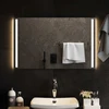 LED vonios veidrodis Skaidrus 80 x 50 cm grūdintas stiklas