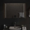 LED vonios veidrodis Skaidrus 80 x 60 cm grūdintas stiklas