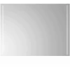 LED vonios veidrodis Skaidrus 80 x 60 cm grūdintas stiklas