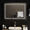 LED vonios veidrodis Skaidrus 80 x 60 cm grūdintas stiklas