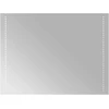 LED vonios veidrodis Skaidrus 80 x 60 cm grūdintas stiklas