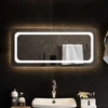 LED vonios veidrodis Skaidrus 90 x 40 cm grūdintas stiklas