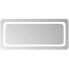 LED vonios veidrodis Skaidrus 90 x 40 cm grūdintas stiklas