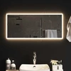 LED vonios veidrodis Skaidrus 90 x 40 cm grūdintas stiklas