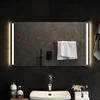 LED vonios veidrodis Skaidrus 90 x 50 cm grūdintas stiklas