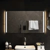 LED vonios veidrodis Skaidrus 90 x 50 cm grūdintas stiklas