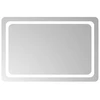 LED vonios veidrodis Skaidrus 90 x 60 cm grūdintas stiklas