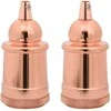 lempų laikikliai 2 vnt Rose Gold E27