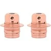 lempų laikikliai 2 vnt Rose Gold E27
